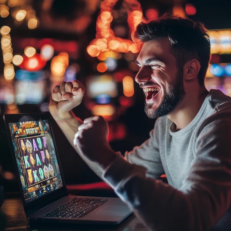 Antarmuka Fishing Arcade di saritoto menampilkan mekanisme permainan dan tombol kontrol